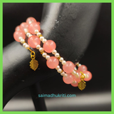 Pink Jelly Bead Bracelet