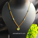 Tulip Pendent Chain Green