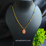 Tulip Pendent Chain Pink
