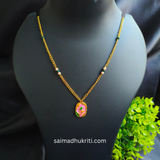 Tulip Pendent Chain Pink