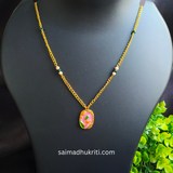Tulip Pendent Chain Pink