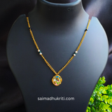Tulip Pendent Chain Blue & Pink