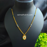 Tulip Pendent Chain Baby Pink