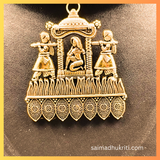 Black Cotton Hasli with Pendent