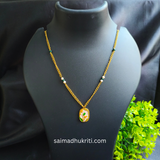 Tulip Pendent Chain Baby Pink