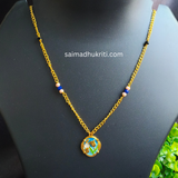 Tulip Pendent Chain Blue
