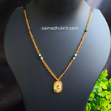Tulip Pendent Chain Baby Pink