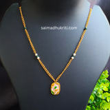 Tulip Pendent Chain Baby Pink