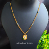 Tulip Pendent Chain Baby Pink