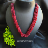 Sead bead Maroon Necklace