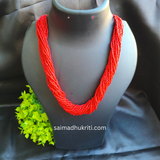 Sead bead Red Necklace