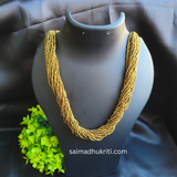 Sead Bead Golden Necklace