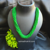 Sead Bead Green Necklace