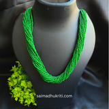 Sead Bead Green Necklace
