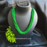 Sead Bead Green Necklace