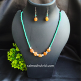 Yellow Stone Necklace set