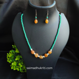 Yellow Stone Necklace set