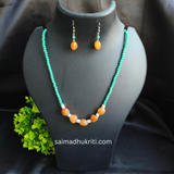 Yellow Stone Necklace set