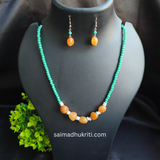 Yellow Stone Necklace set