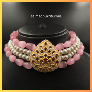 Pink Aura Choker