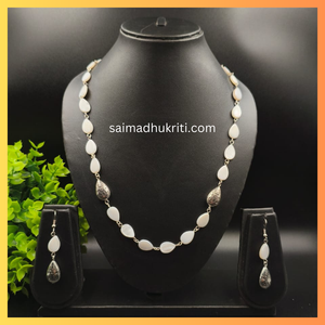 Shell Pearl Necklace (Drop Shaped)