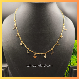 Moon n Stars Necklace