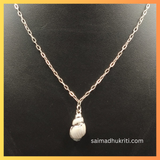 Silver Shell Necklace Combo Set