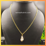 Golden Shell Necklace Set