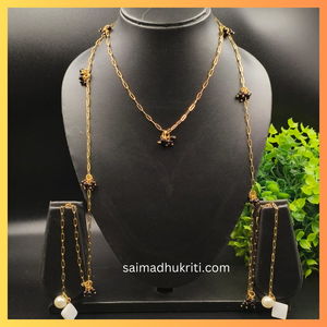 Scarf Black Necklace