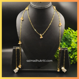 Scarf White Necklace