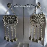 Kashmiri Oxidised Jhumka Design #2
