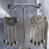 Kashmiri Oxidised Jhumka Design #2