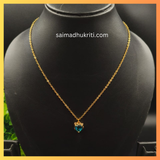 Blue AD Pendent Chain
