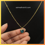 Blue AD Pendent Chain