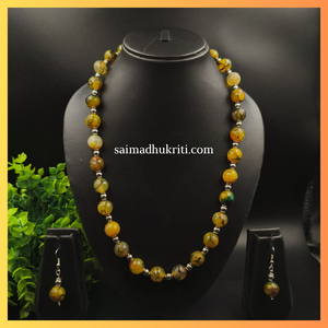 Yellow Agate Necklace