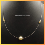 Single Pearl Invisible Necklace