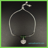 Shell Pearl White Silver Bracelet