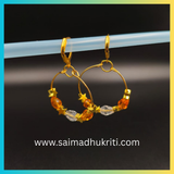 Orange Glass Bead Bali