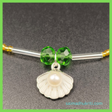 Shell Pearl White Silver Bracelet