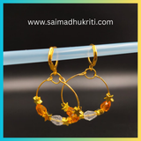 Orange Glass Bead Bali