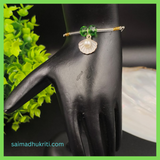 Shell Pearl White Silver Bracelet
