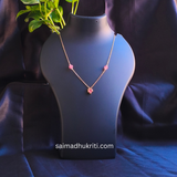 Pink AD Pendent Chain