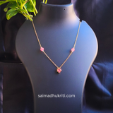 Pink AD Pendent Chain
