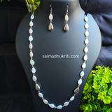 Shell Pearl Necklace (Drop Shaped)
