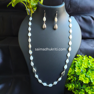 Shell Pearl Necklace (Drop Shaped)