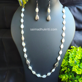 Shell Pearl Necklace (Drop Shaped)