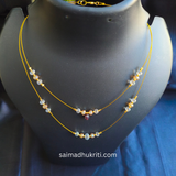 Double Layered Invisible Necklace