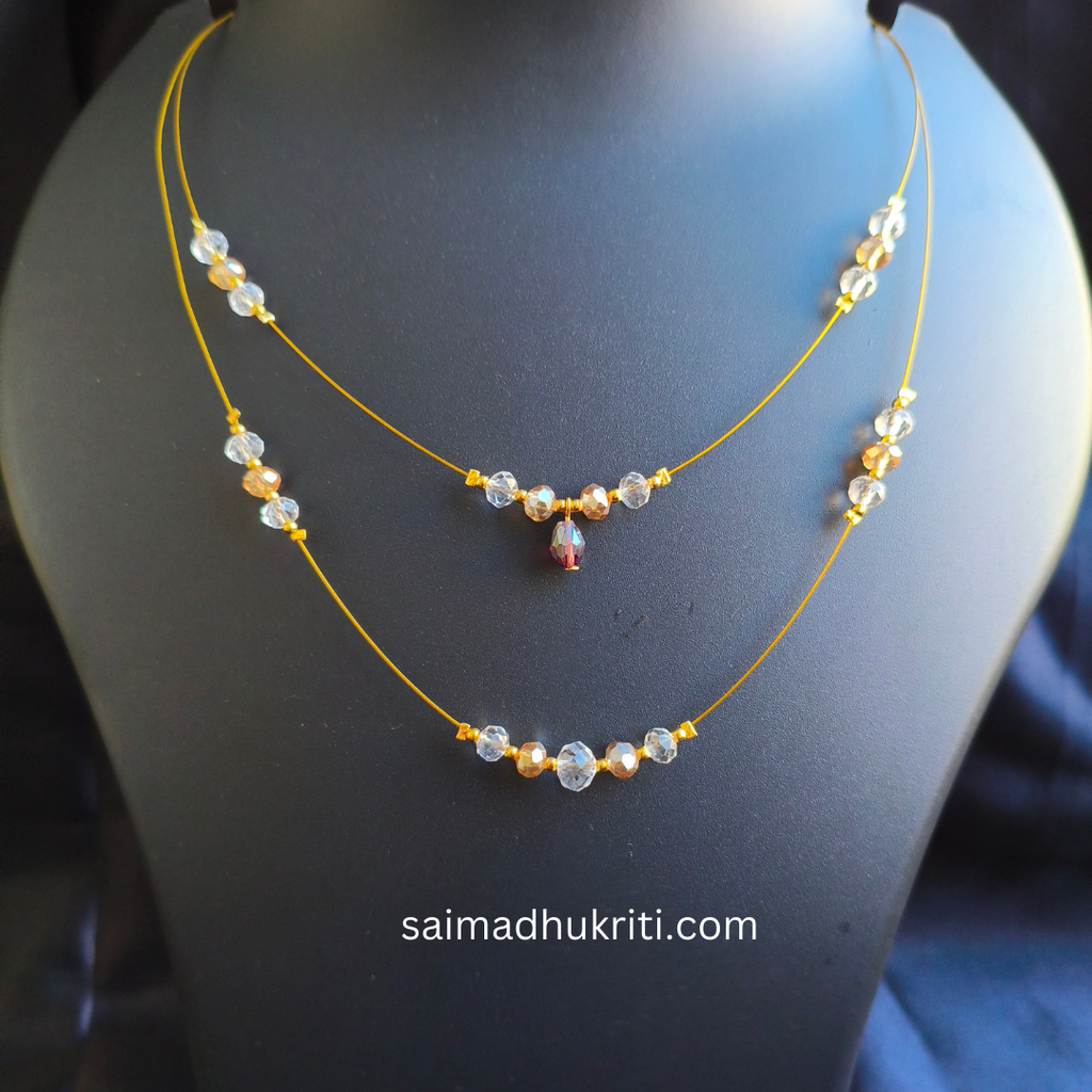 Double Layered Invisible Necklace