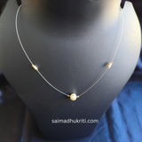 Single Pearl Invisible Necklace