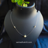 Single Pearl Invisible Necklace